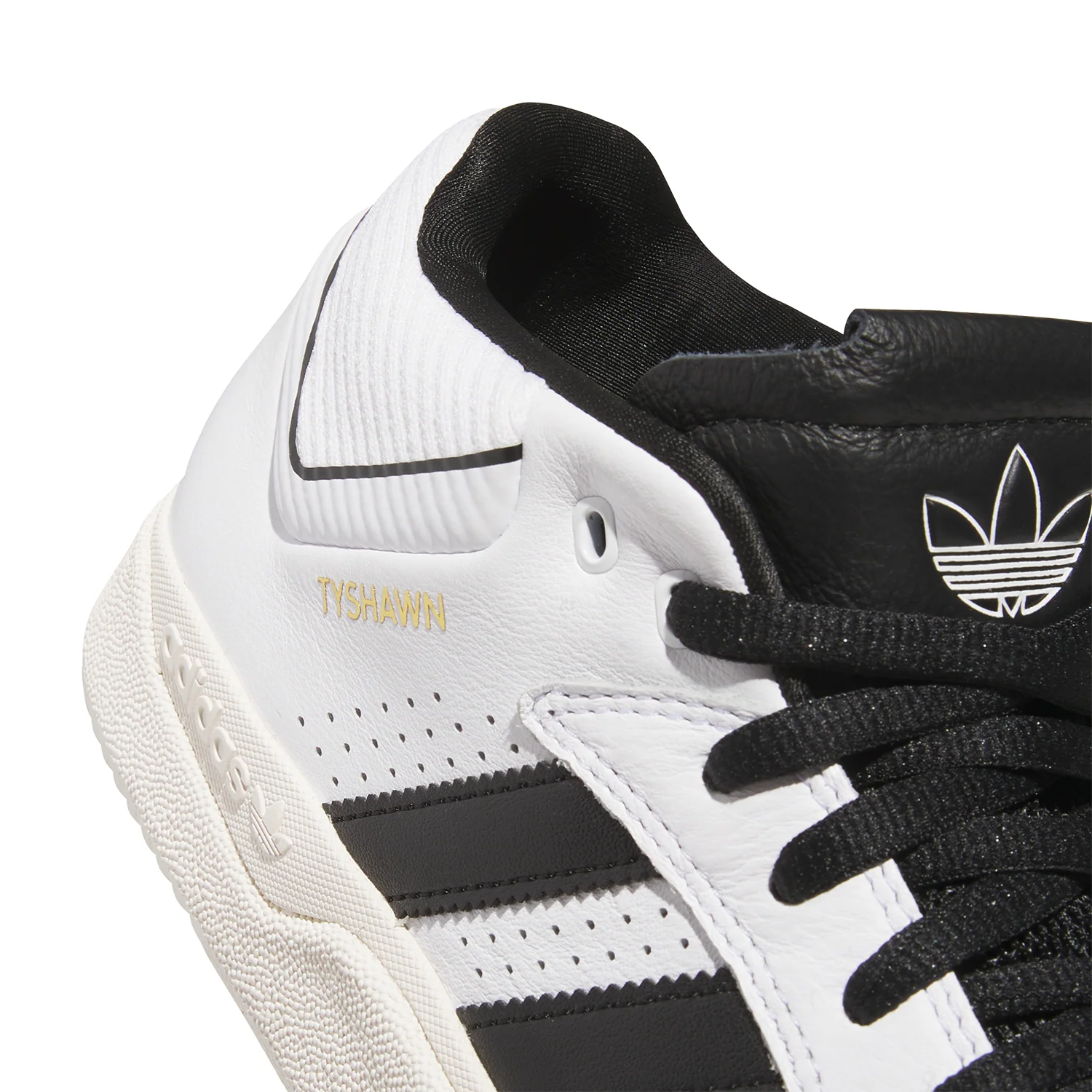 Adidas Men's Tyshawn Shoe Ftwwht/Cblack/Ftwwht - Image 5