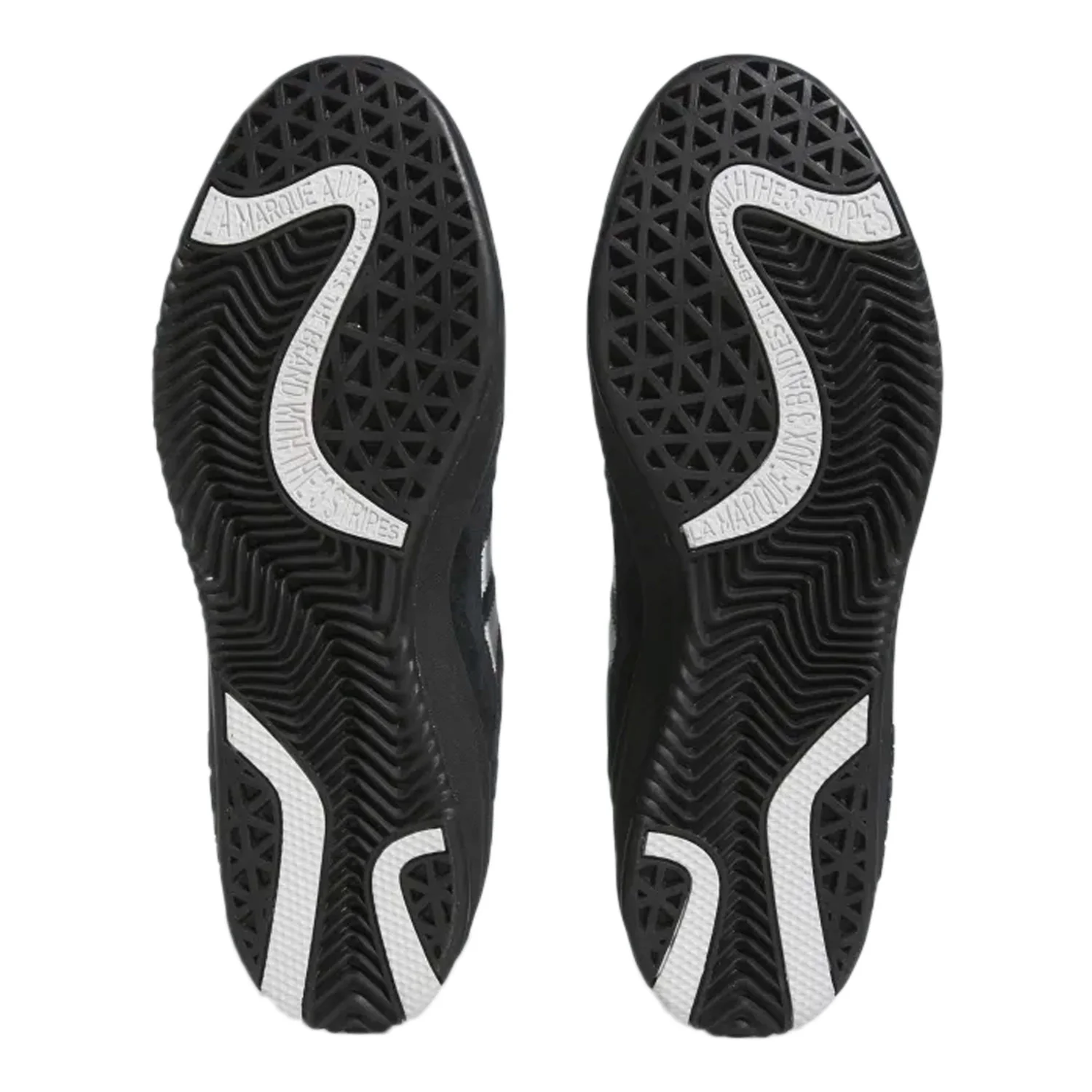 Adidas Puig Indoor Shoe Black/White/Gold - Image 3
