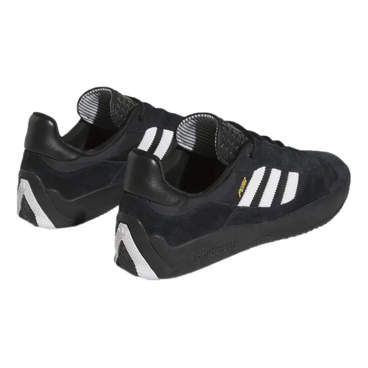 Adidas Puig Indoor Shoe Black/White/Gold - Image 5