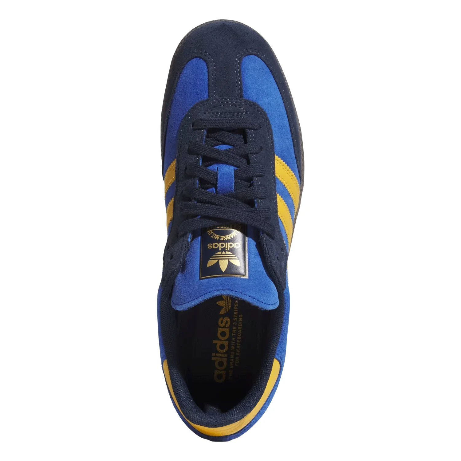 Adidas Samba Adv Shoe Collegiate Navy / Preloved Yellow / Royal Blue - Image 2