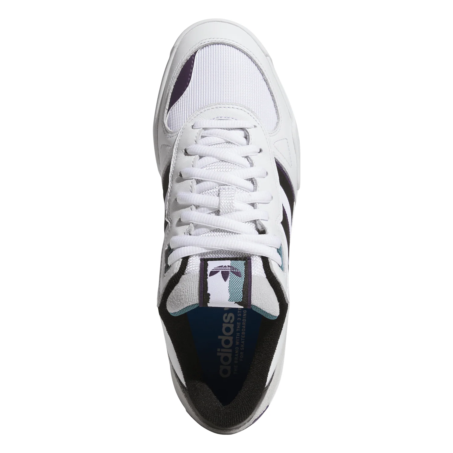 Adidas Tekkari Shoe Ftwwht/Cblack/Aurplu - Image 3