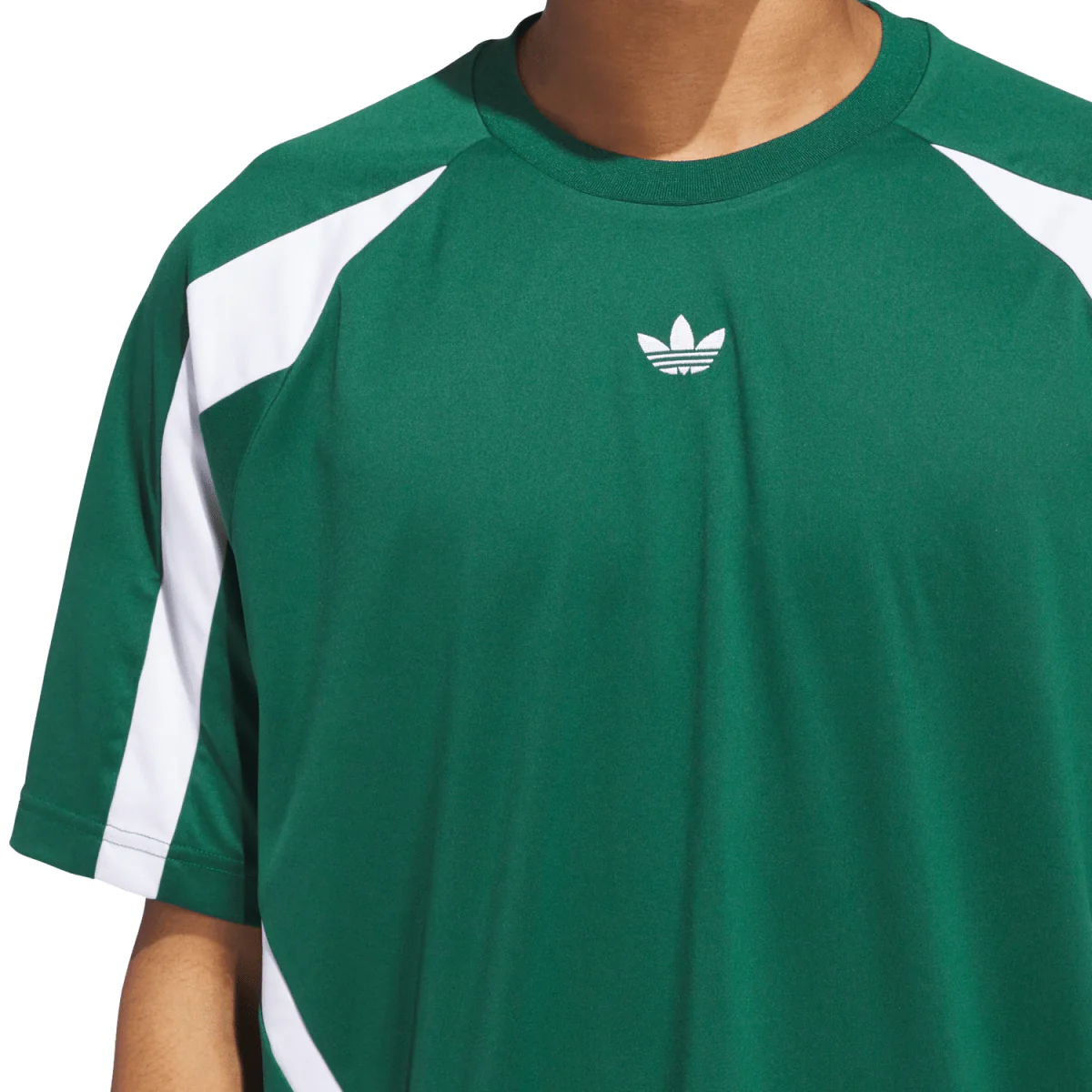 Adidas TGST S/S Jersey Dark Green/White - Image 3