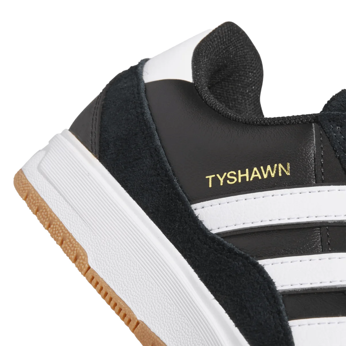 Adidas Tyshawn II Shoe Core Black/Cloud White/Gum - Image 4