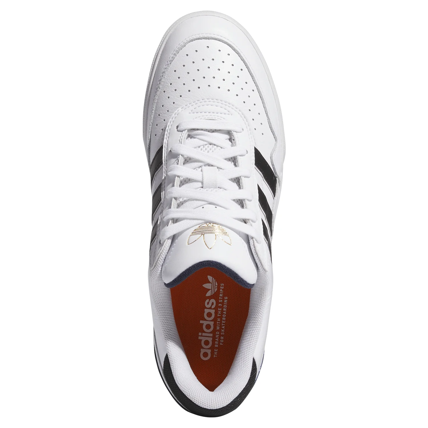 Adidas Tyshawn II Shoe White/Black/Navy - Image 2