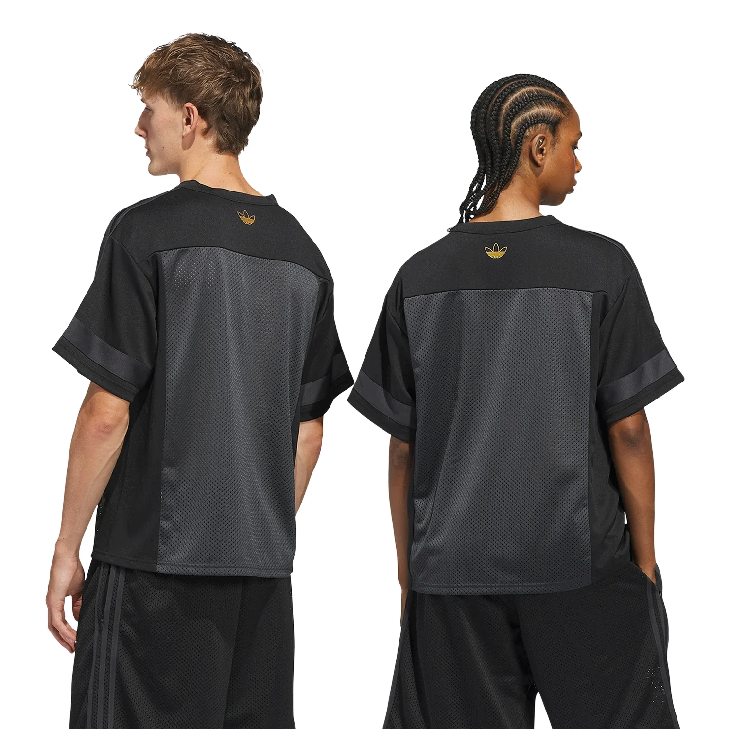 Adidas Tyshawn Jersey Black / Iron Metallic / Carbon - Image 2