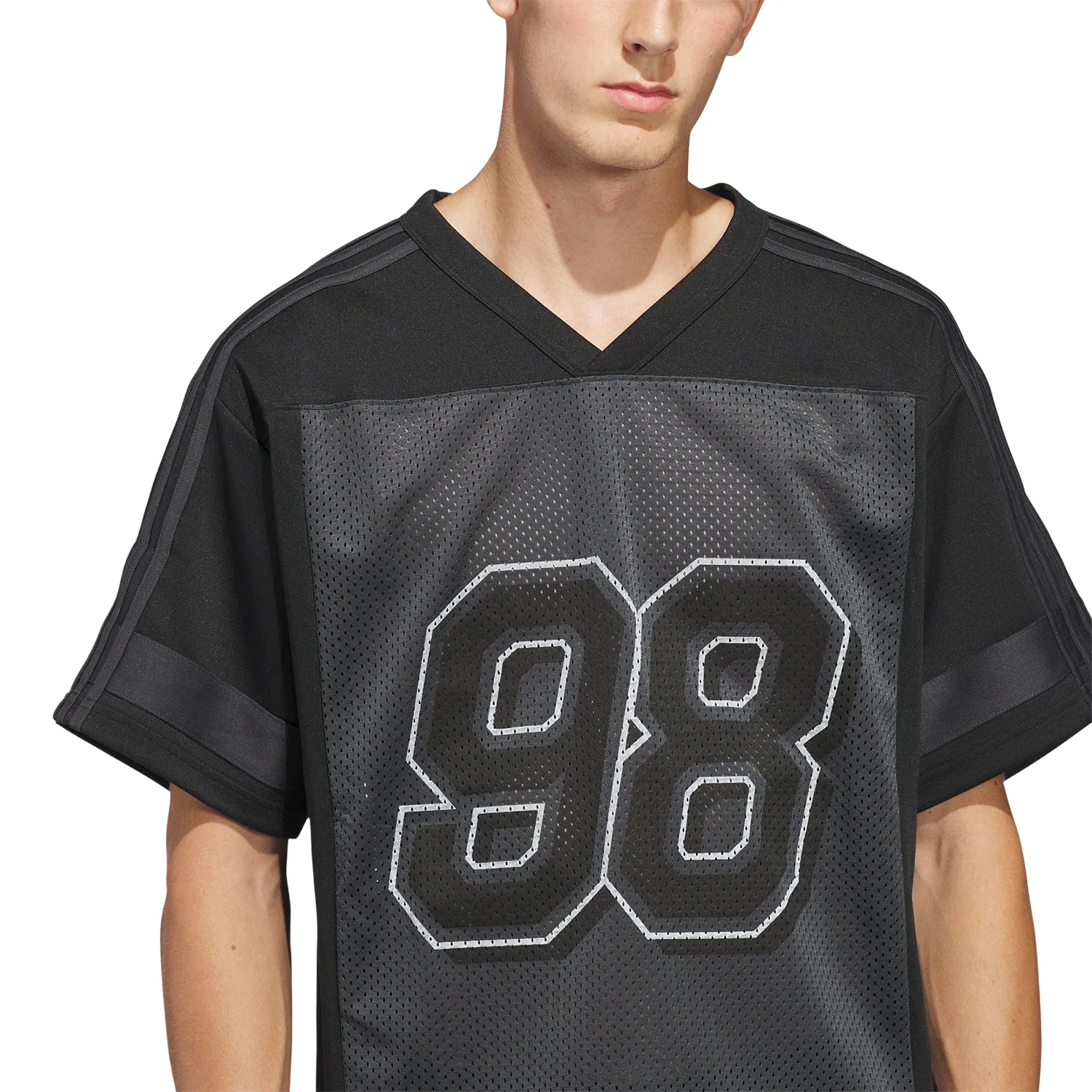 Adidas Tyshawn Jersey Black / Iron Metallic / Carbon - Image 3