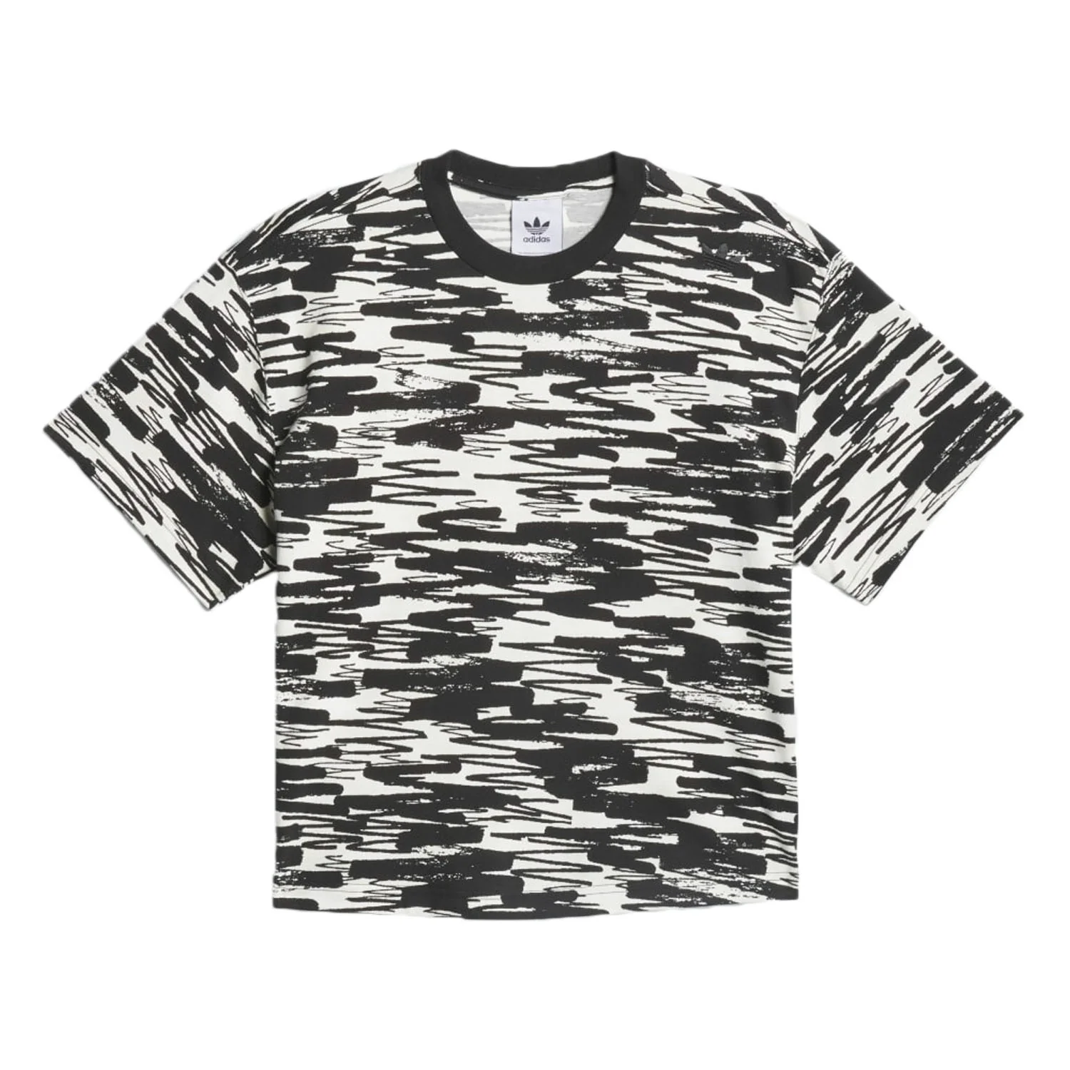 Adidas Women's Nora Skate S/S T Shirt white/Black/Ivory - Image 3