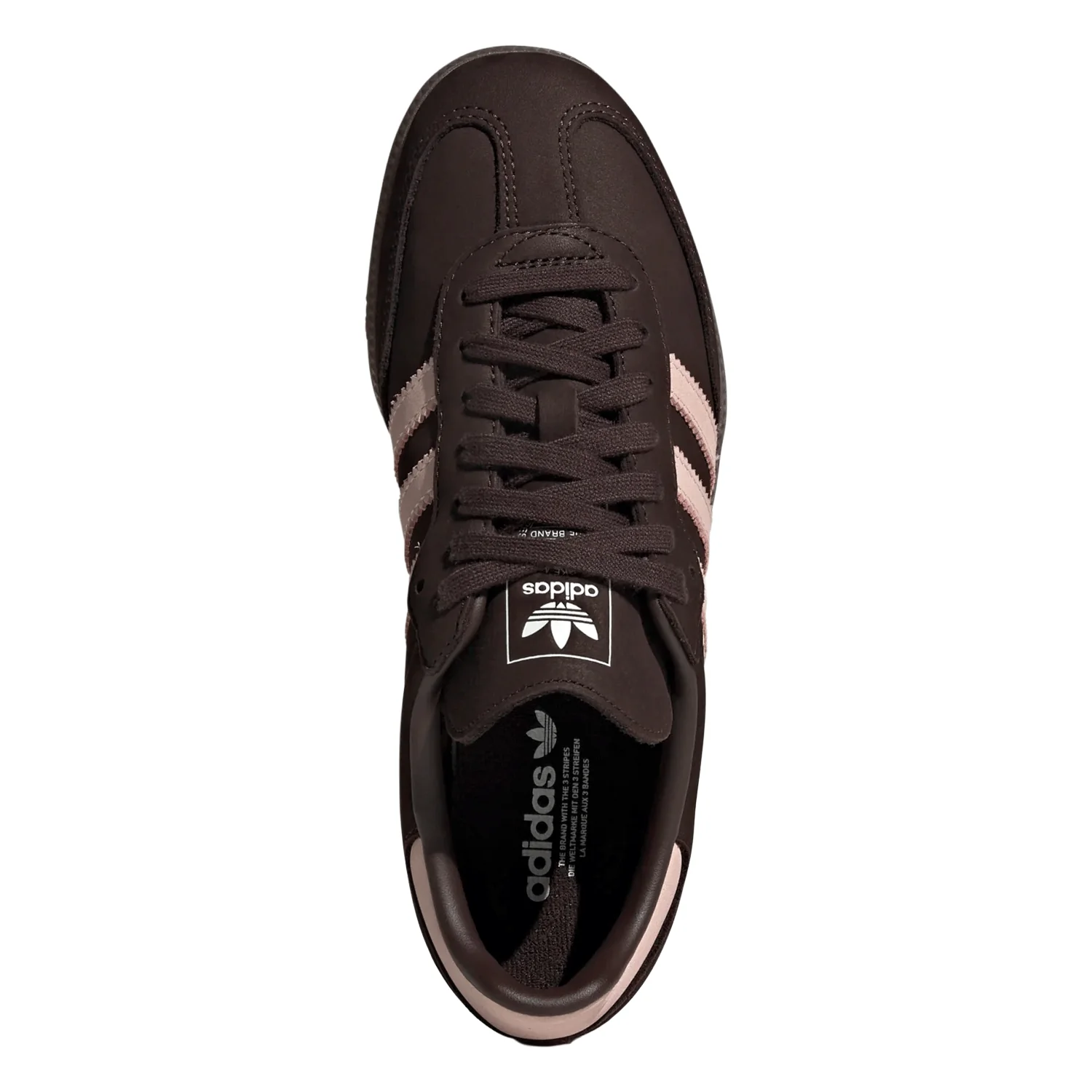 Adidas Women's Samba OG Shoe Aurora Coffee / Sandy Pink / Cloud White - Image 3