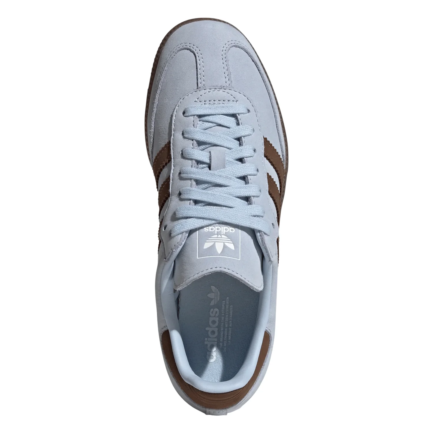 Adidas Women's Samba OG Shoe Crystal Sky / Earth Strata / Cloud White - Image 5