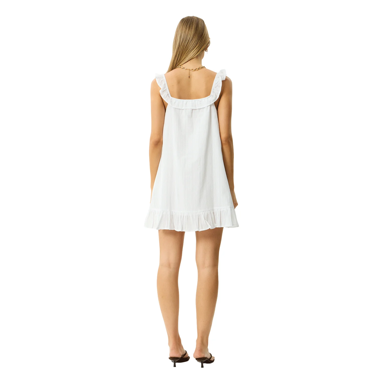 Afends Women's Aquarius Dress White - Image 3
