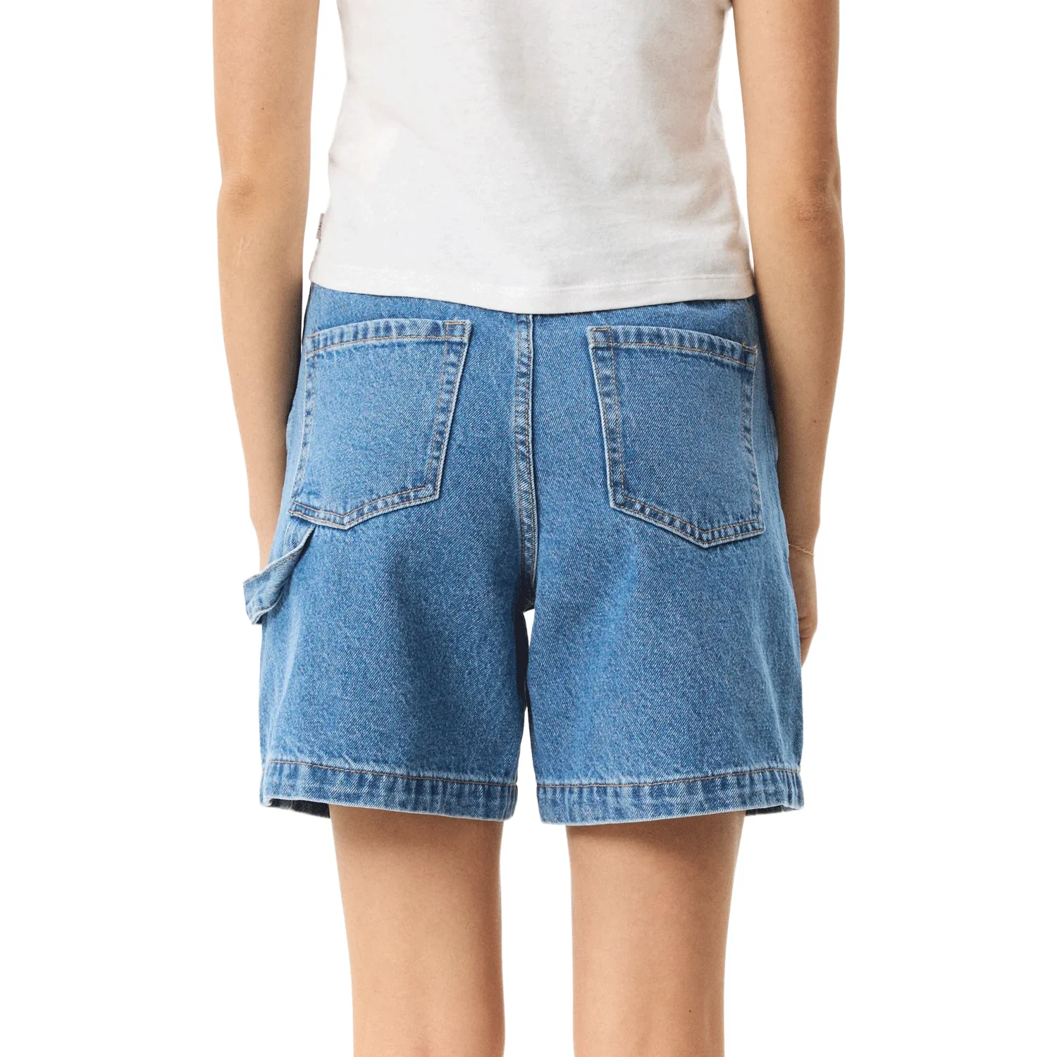 Afends Women's Emilie Short Worn Blue - Image 4