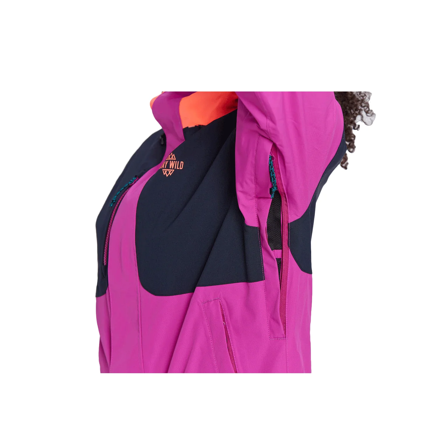 Airblaster Women's Sassy Beast One Piece Suit 2024 Magenta - Image 3