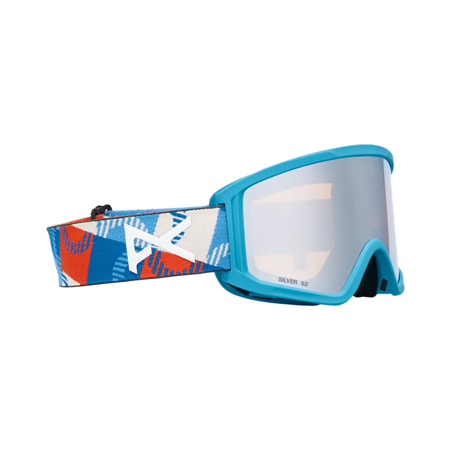 Anon Kids Tracker 2.0 Low Bridge Fit Goggles Patchwork/Silver Amber - Image 2