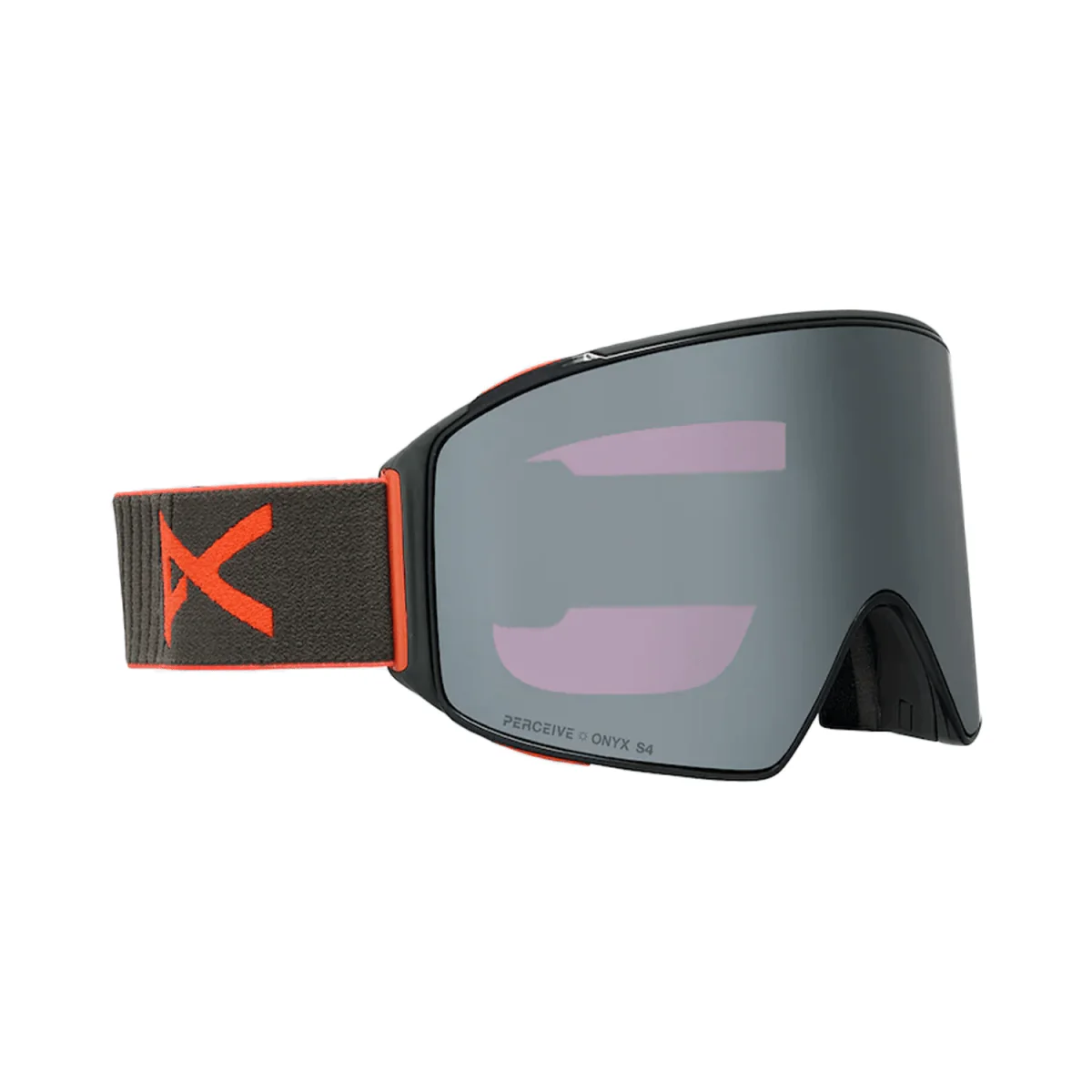 Anon M4 Cylindrical Low Bridge Fit Goggles Fiesta Red/Perceive Sunny Onyx + Perceive Variable Violet - Image 2