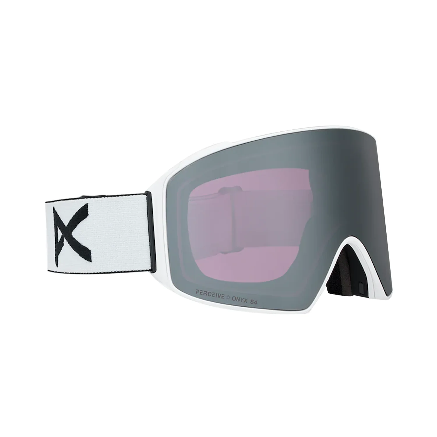 Anon M4 Cylindrical Low Bridge Fit Goggles White/Perceive Sunny Onyx + Perceive Variable Violet - Image 3