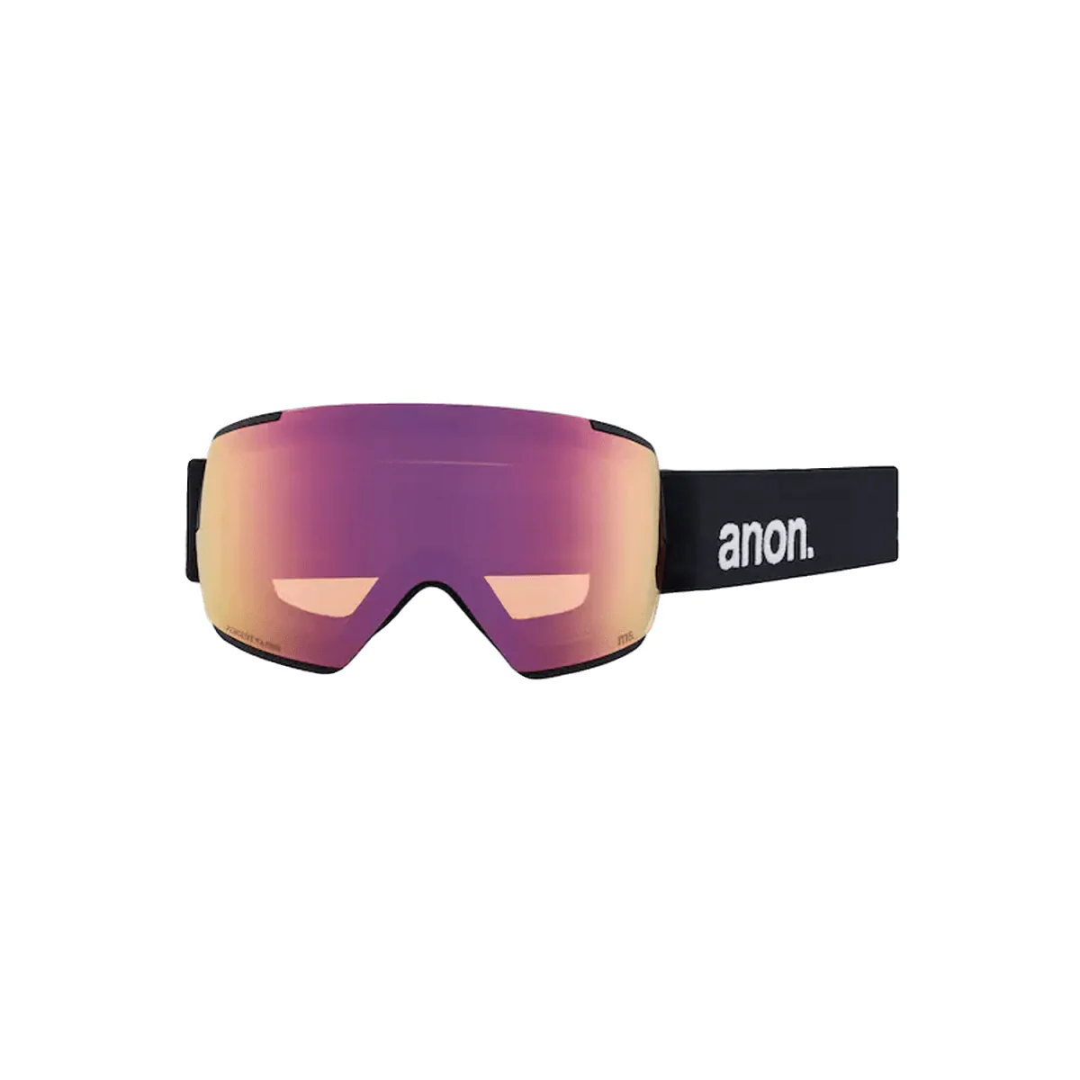 Anon M5 Low Bridge Fit Goggles Black/Perceive Variable Blue + Perceive Cloudy Pink - Image 2