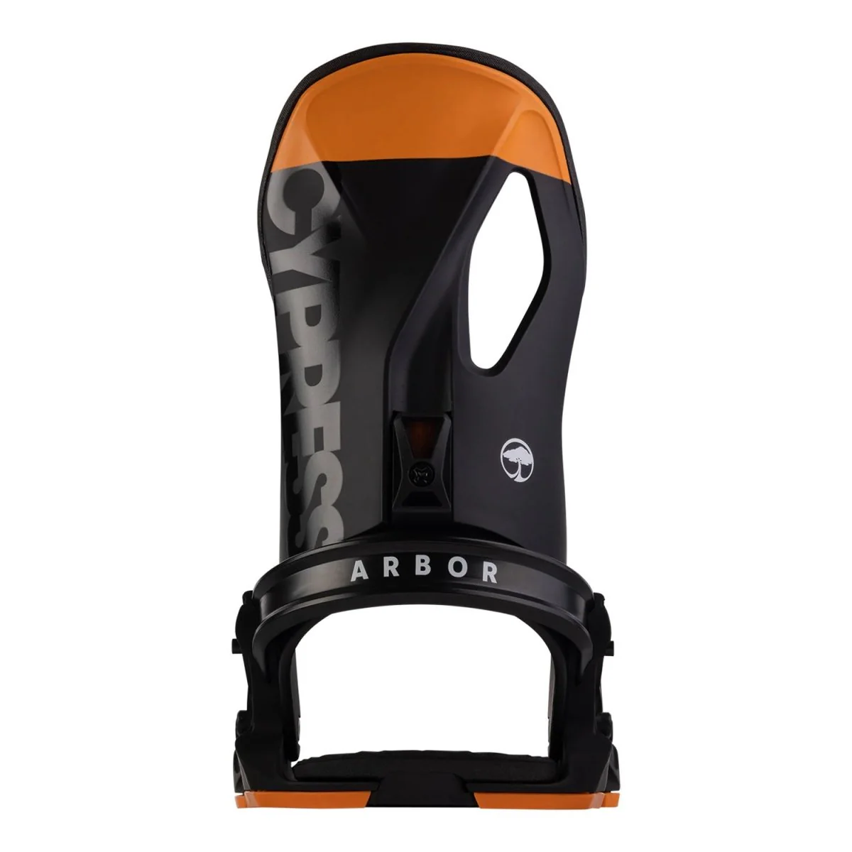 Arbor Men's Cypress Snowboard Bindings 2025 Black/Orange - Image 4