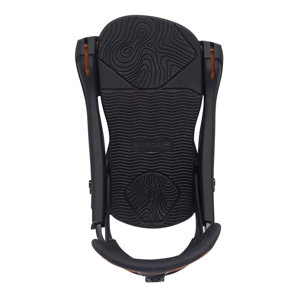 Arbor Men's Cypress Snowboard Bindings 2025 Black/Orange - Image 5