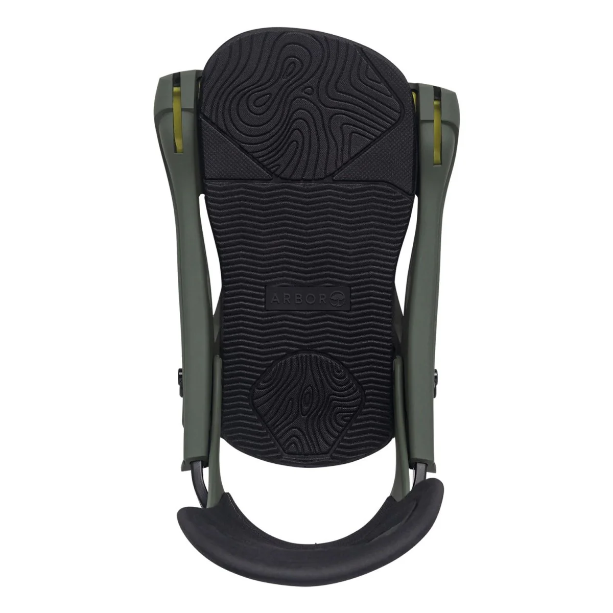 Arbor Men's Cypress Snowboard Bindings 2025 Green/Black/Pat Moore - Image 5