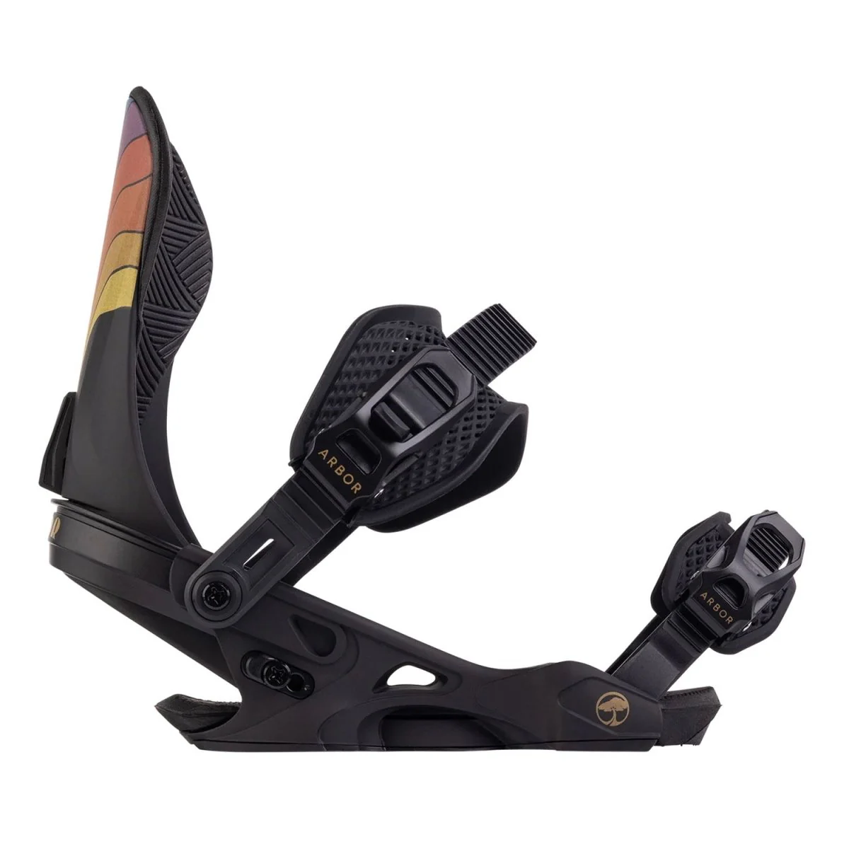 Arbor Women's Sequoia Snowboard Bindings 2025 Black/Hillary Jane - Image 3