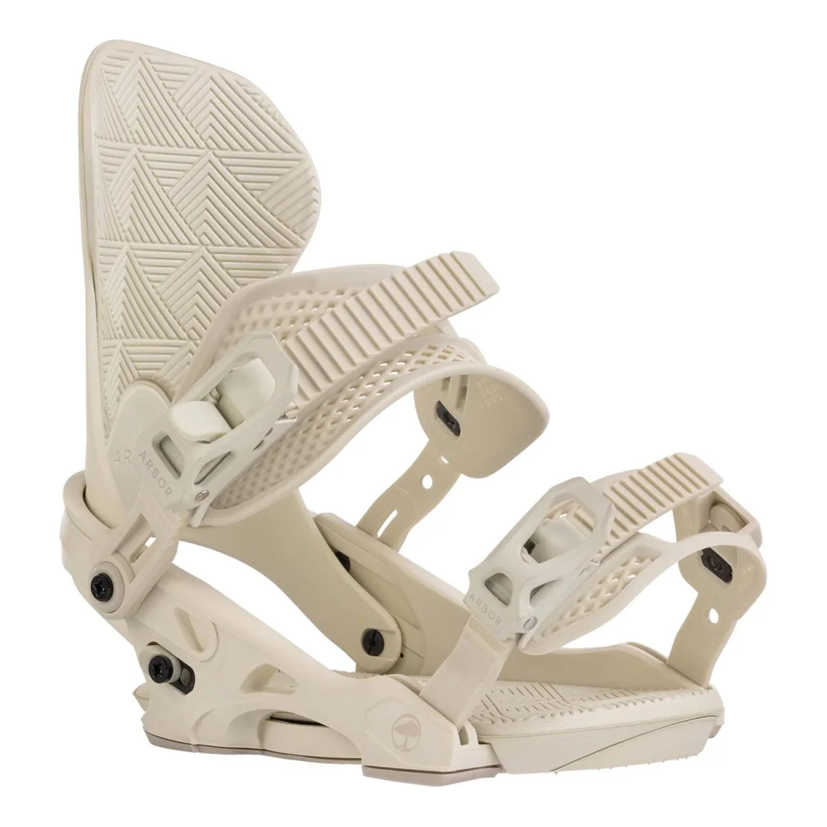 Arbor Women's Sequoia Snowboard Bindings 2025 Marshmellow/Tan - Image 2
