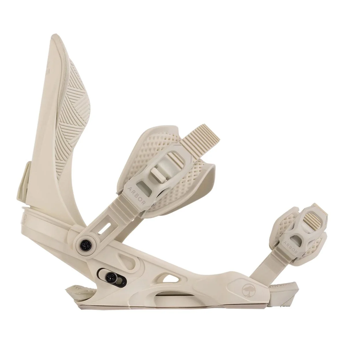 Arbor Women's Sequoia Snowboard Bindings 2025 Marshmellow/Tan - Image 3