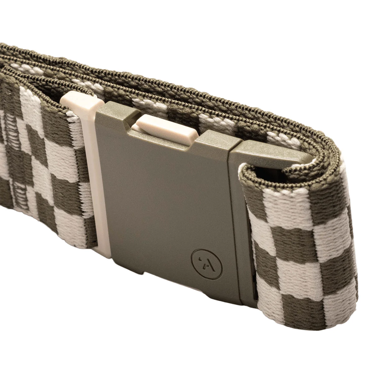 Arcade Check Belt Crocodile/Khaki - Image 2