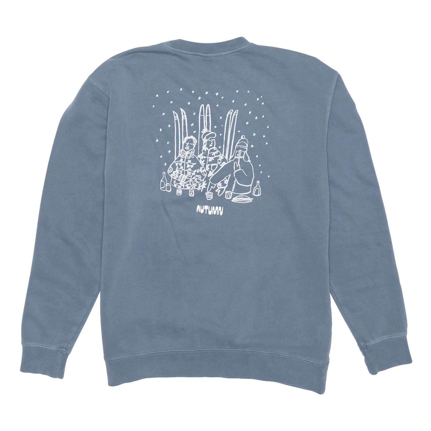 Autumn Apres Crewneck Sweater Pigment Slate Blue - Image 2