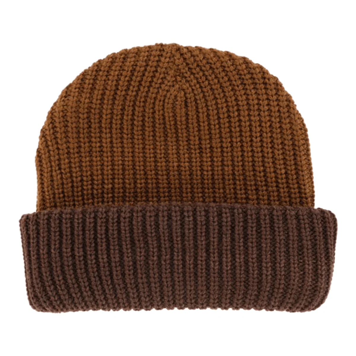 Autumn Dual Tone Beanie Choc Brown - Image 2