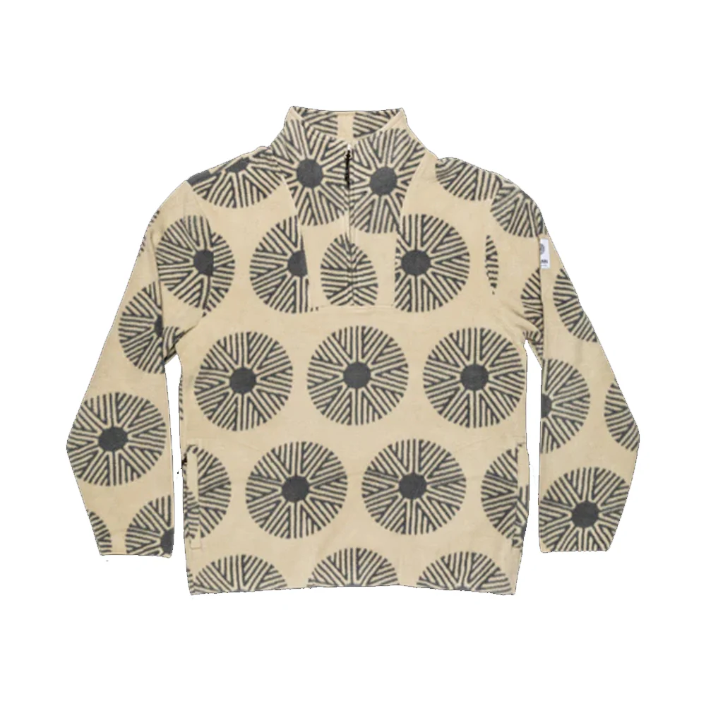 Autumn Vortex Half Zip Fleece Sweater - Image 2