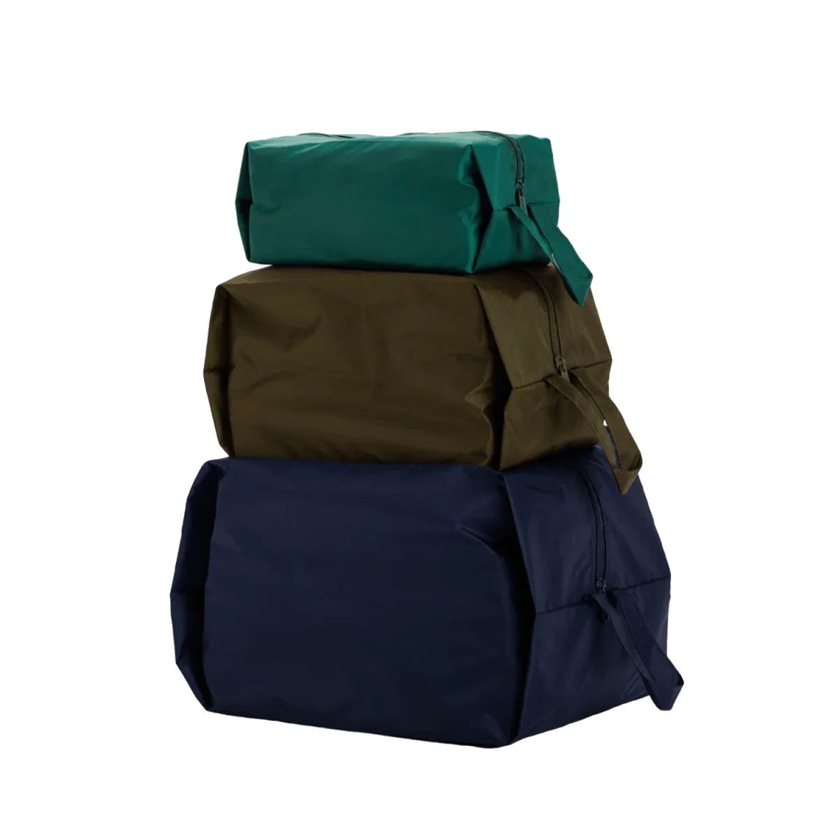 Baggu 3D Zip Bag Set Mineral