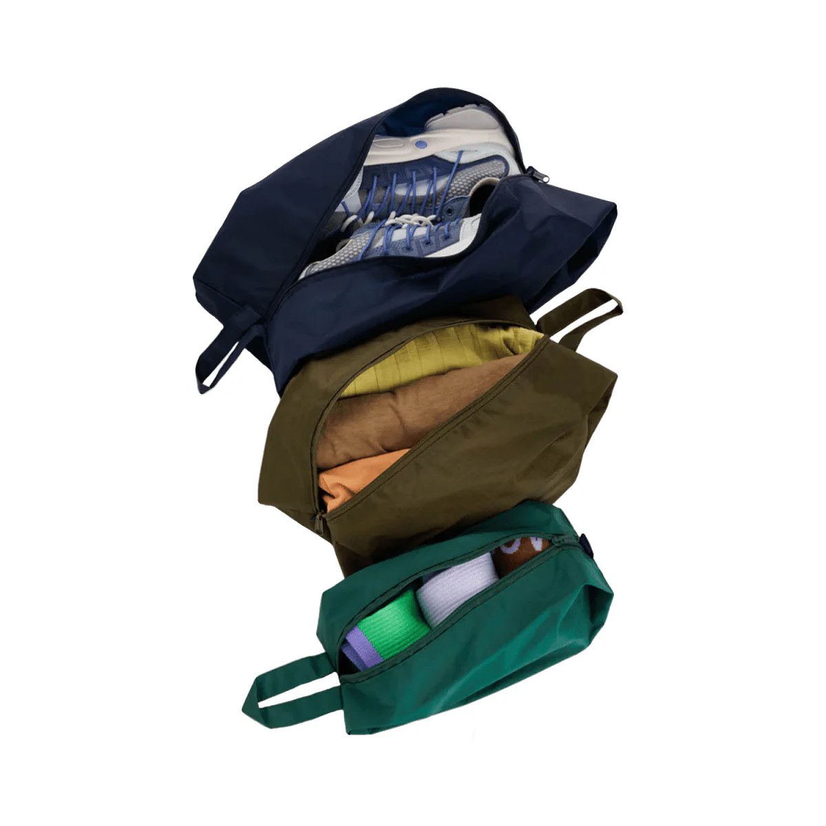 Baggu 3D Zip Bag Set Mineral - Image 2