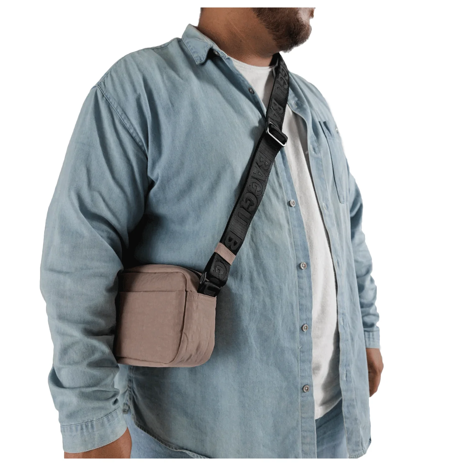Baggu Camera Crossbody Bag Taupe - Image 2