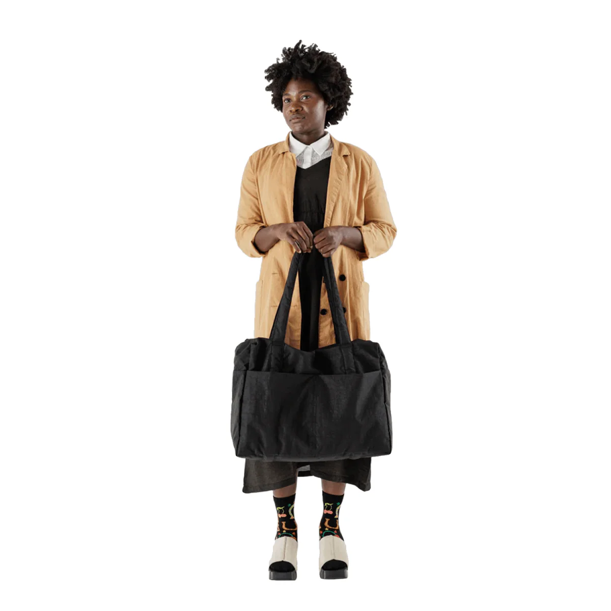 Baggu Cloud Carry-On Bag Black - Image 2