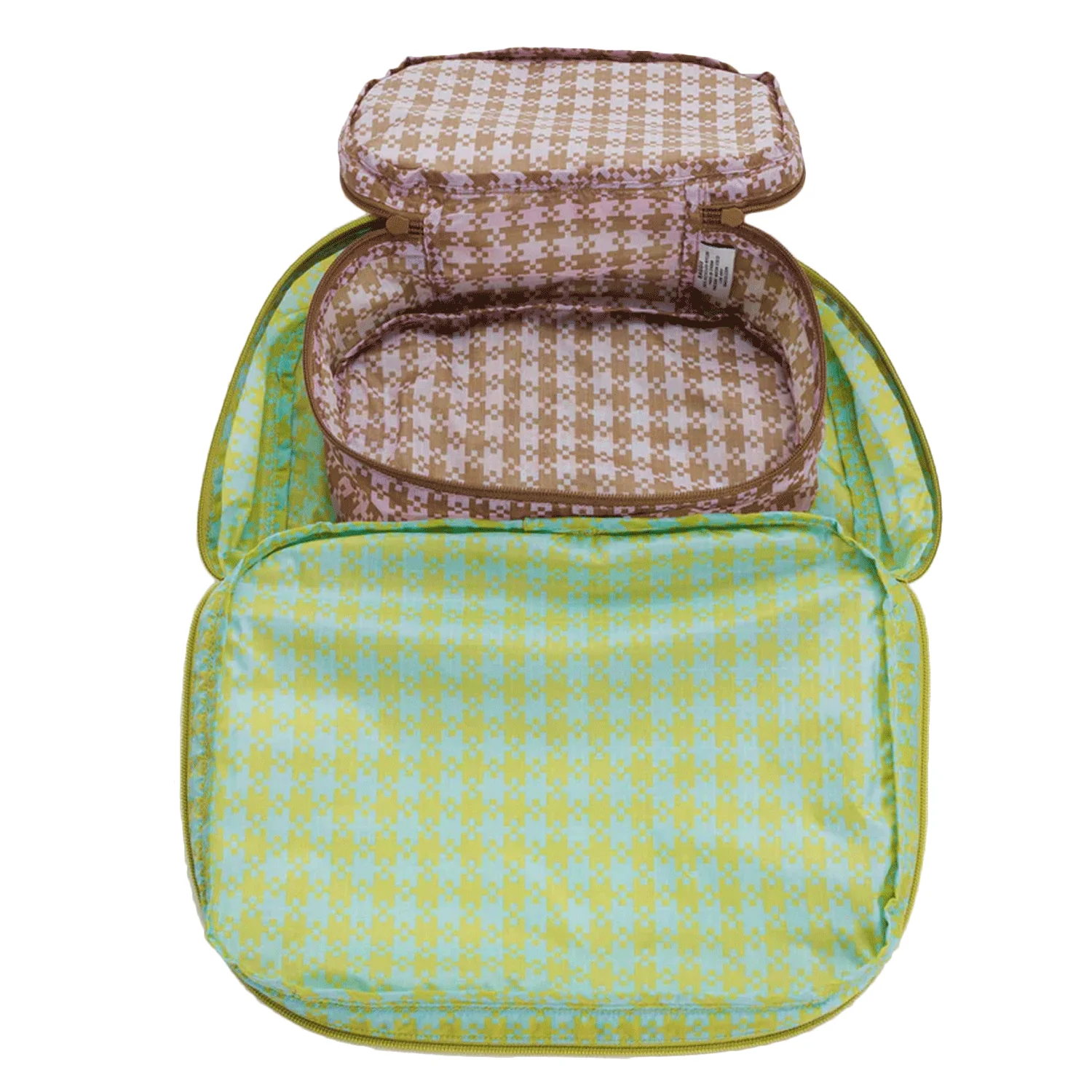 Baggu Packing Cube Set Pixel Gingham - Image 2