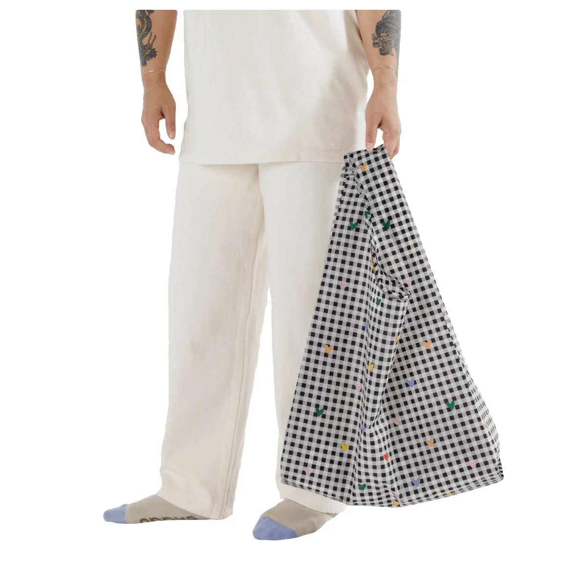 Baggu Standard Bag Gingham Hearts - Image 3