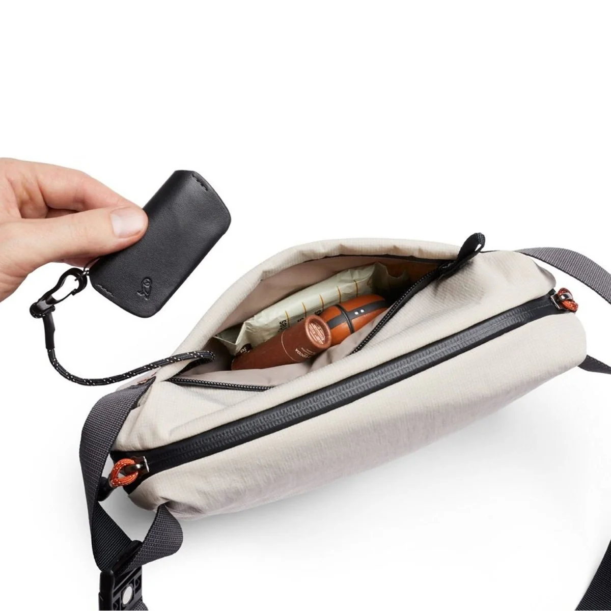 Bellroy Lite Sling Mini Bag Ash - Image 3