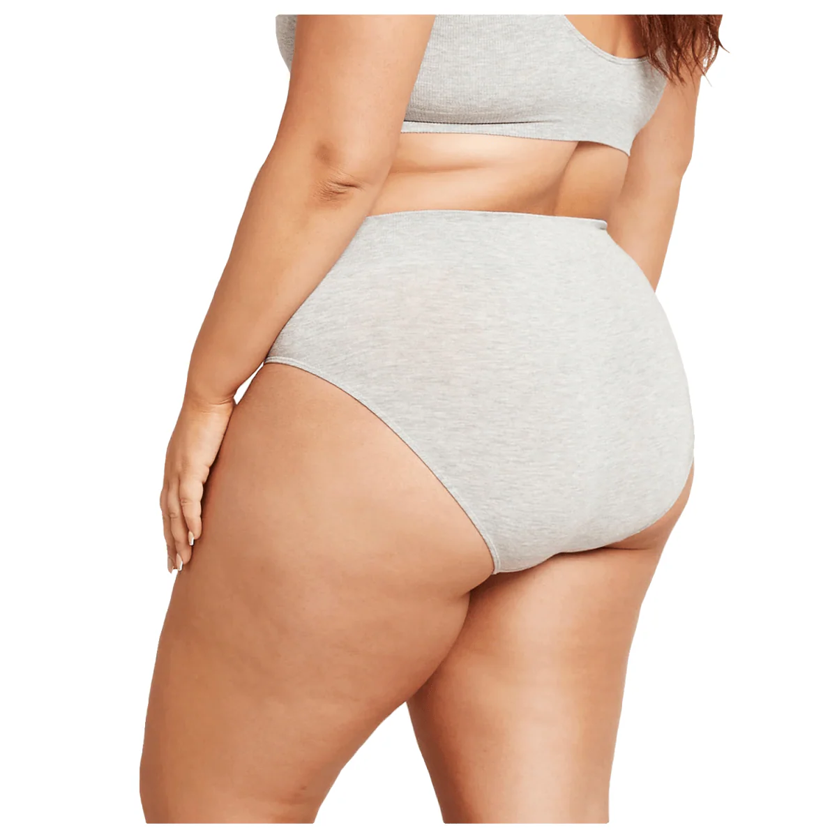 Boody Women's Full Briefs Light Grey Marl - Image 3