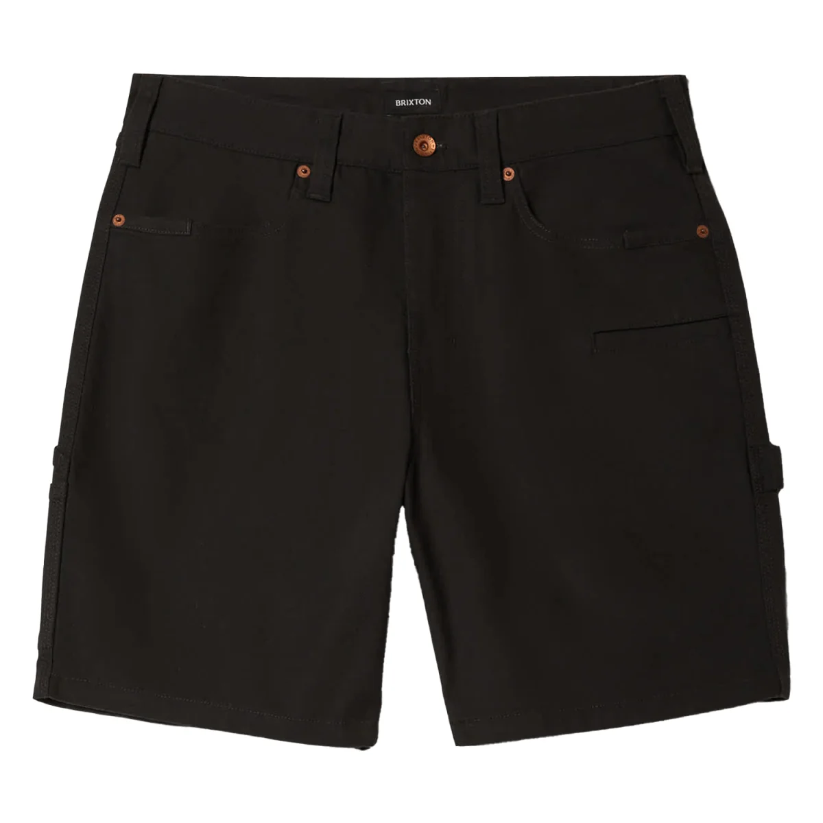 Brixton Men's Builders Carpenter Baggy Short Washed Black - Image 2