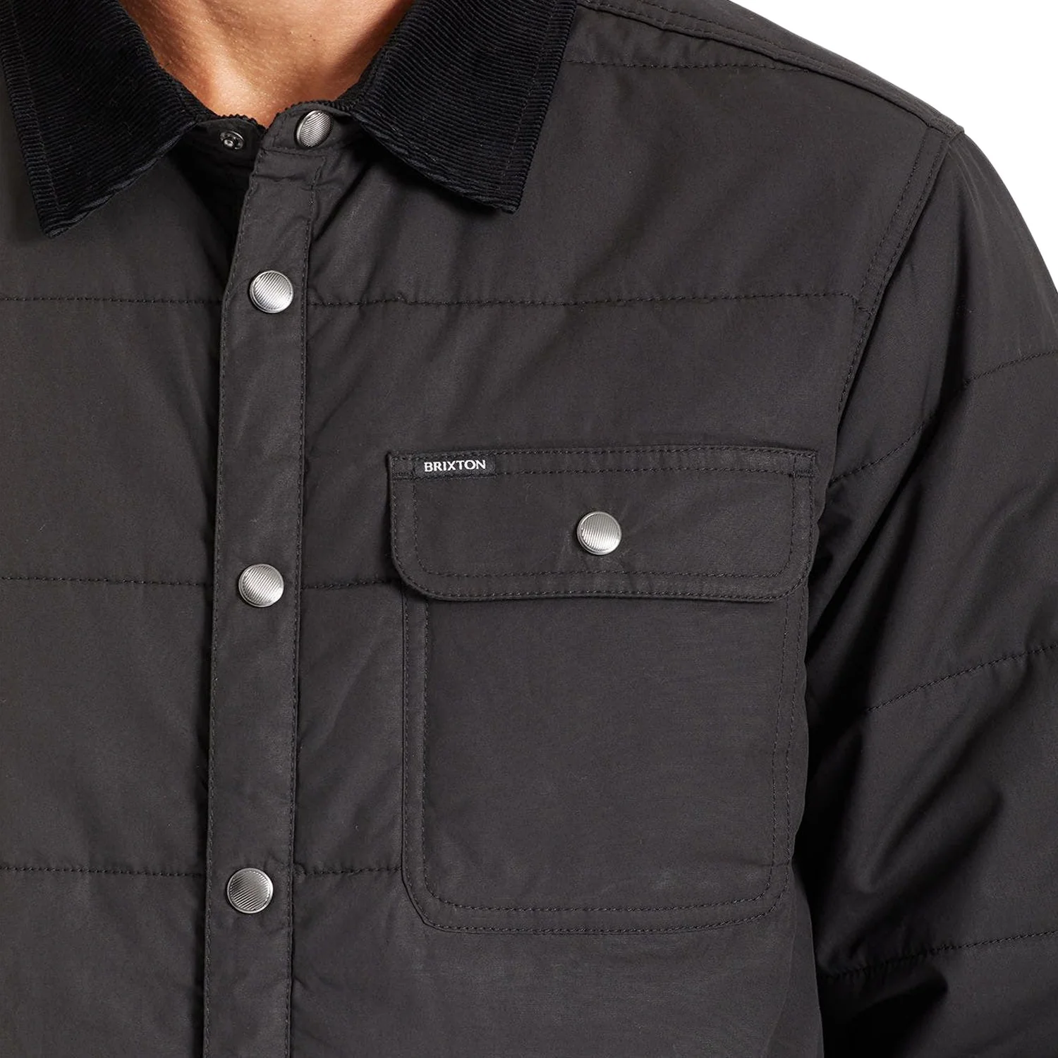 Brixton Men's Cass Jacket Black/Black - Image 2