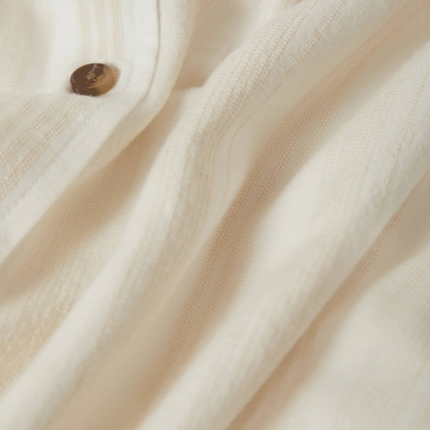Brixton Men's Cru Striped Dobby S/S Woven Shirt Off White - Image 4