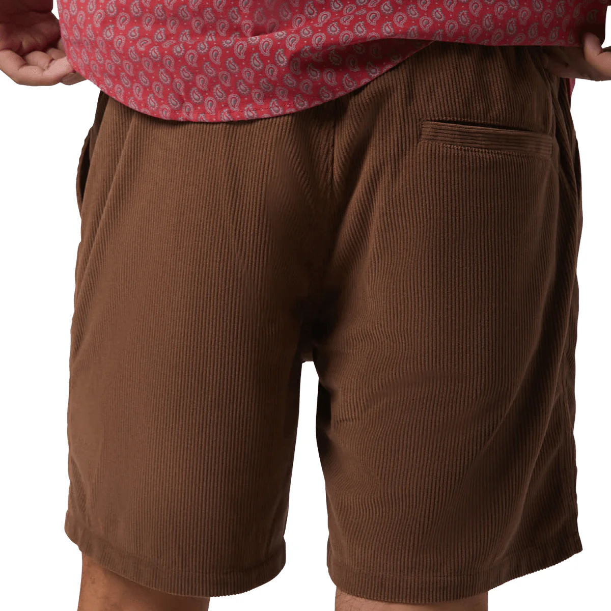 Brixton Men's Everyday Corduroy Short Pinecone Brown - Image 3