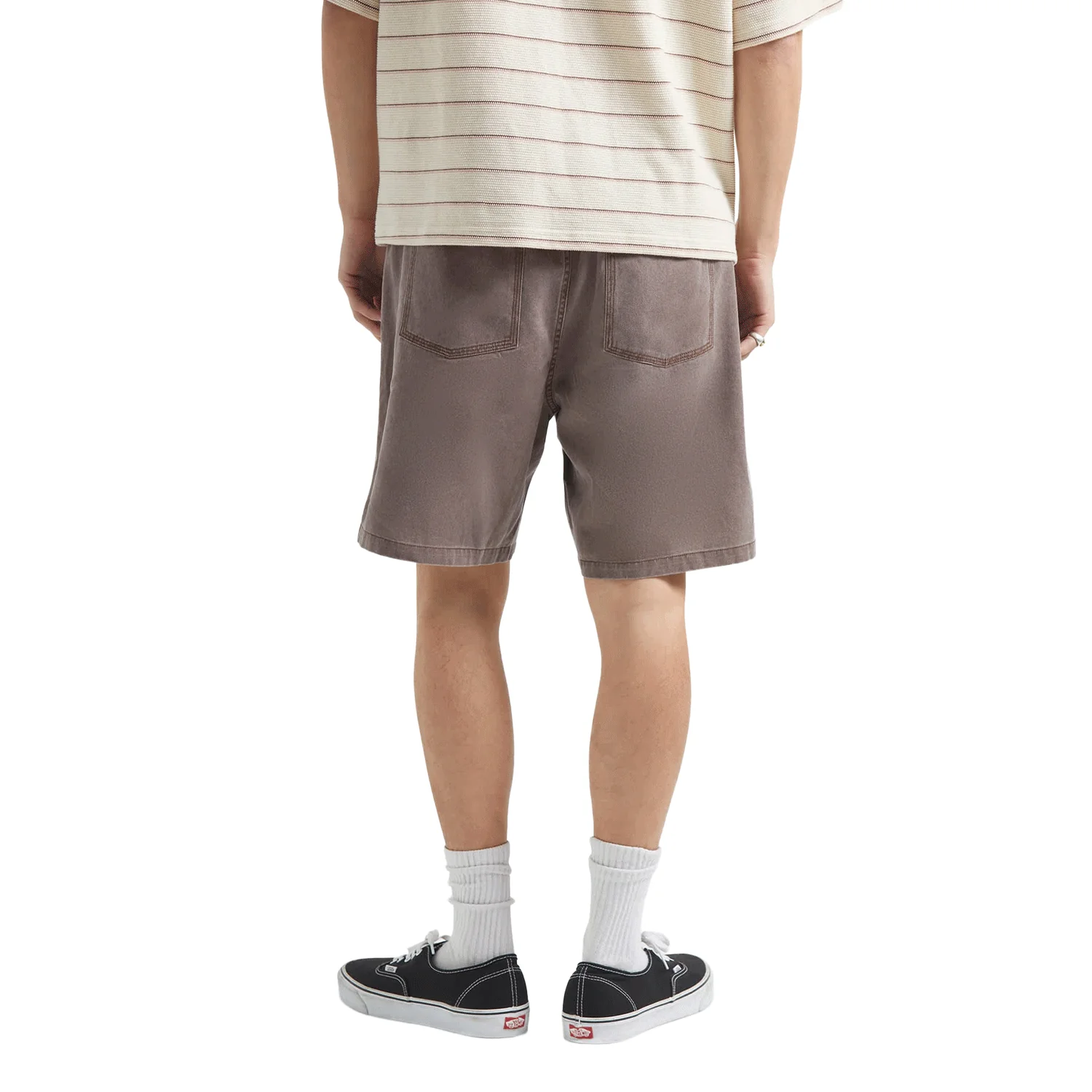 Brixton Men's Everyday Vintage Wash 18" Short Chocolate - Image 2