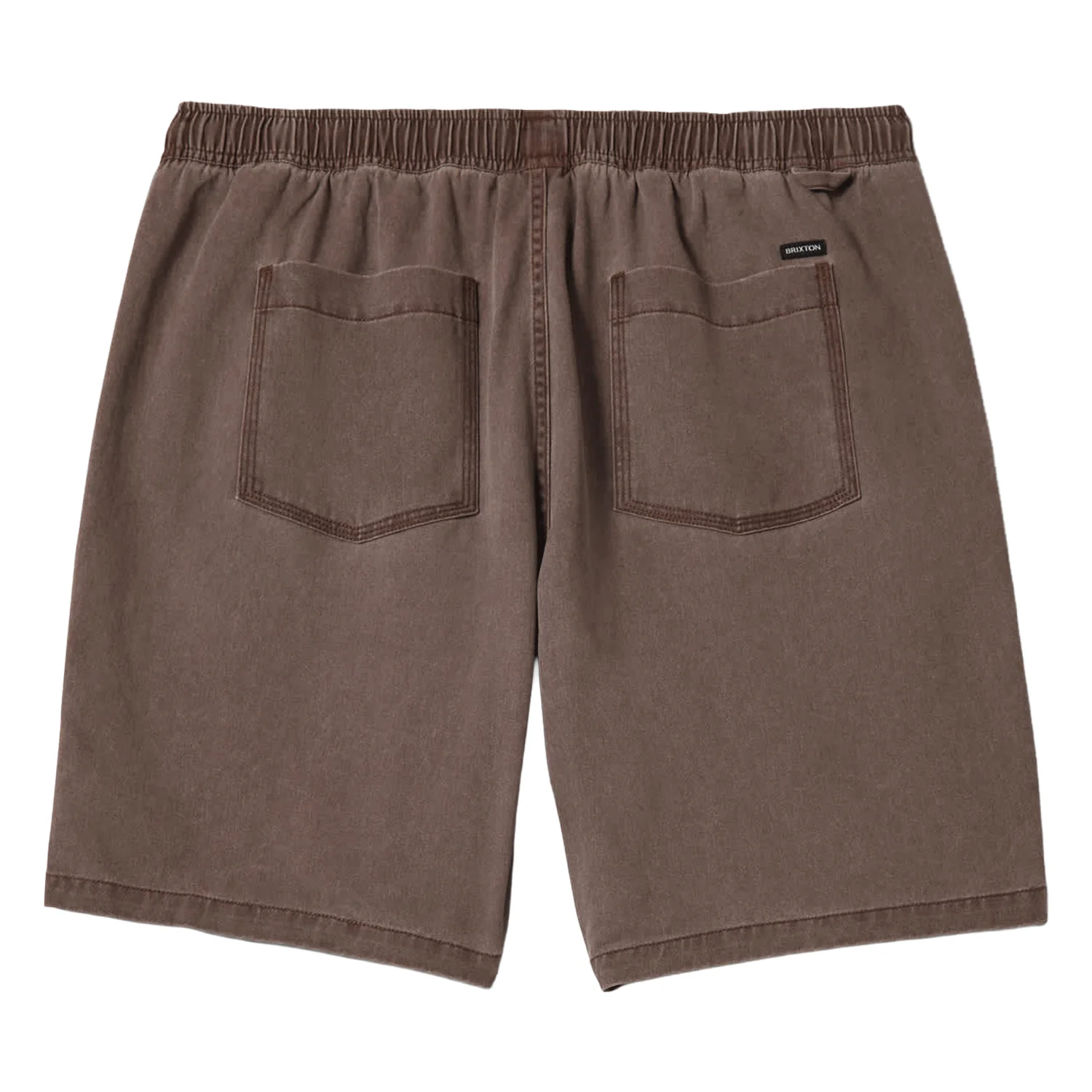 Brixton Men's Everyday Vintage Wash 18" Short Chocolate - Image 4