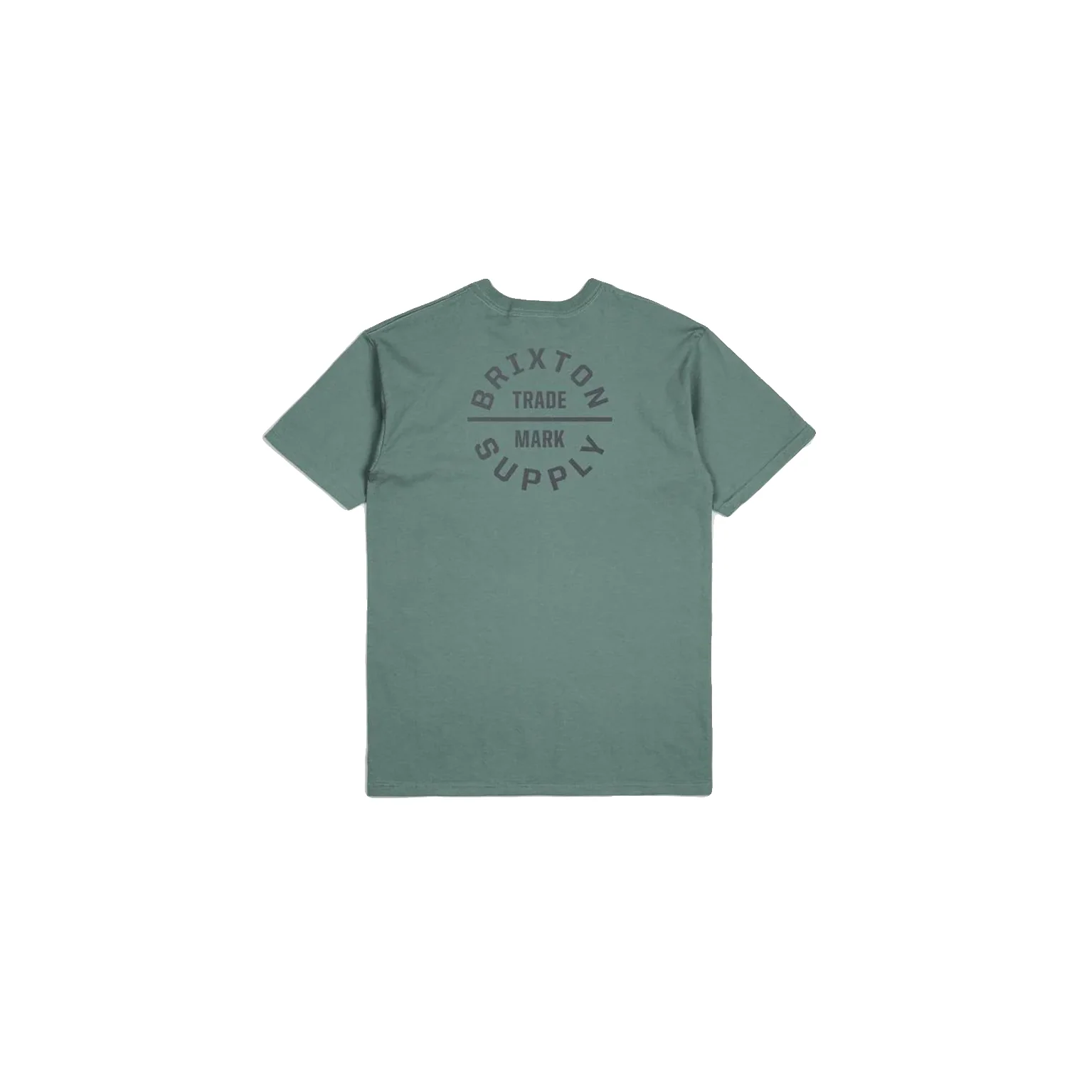 Brixton Men's Oath V S/S Standard T Shirt Chinois Green/Charcoal - Image 2