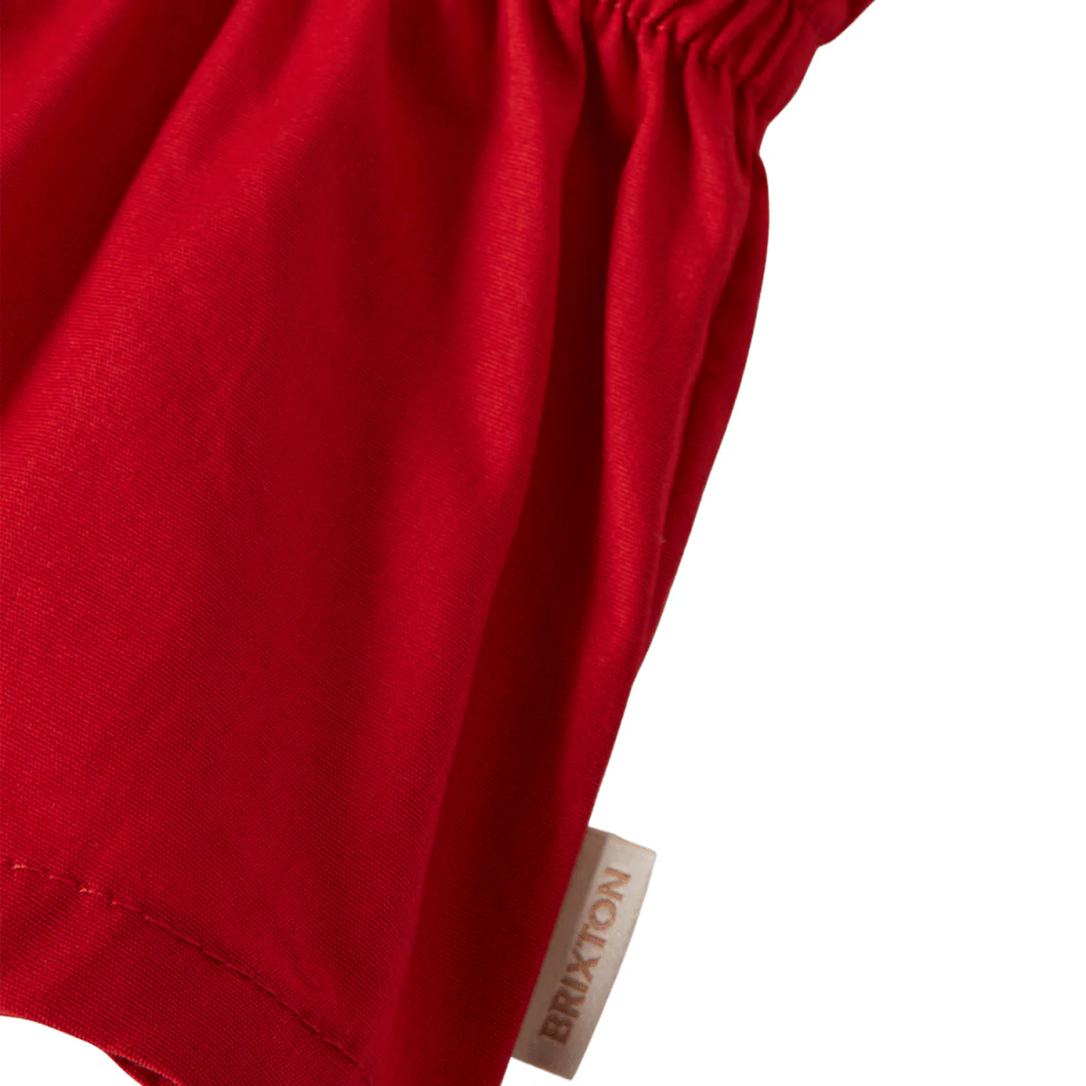 Brixton Women's Eden Smocked Top Crimson - Image 3