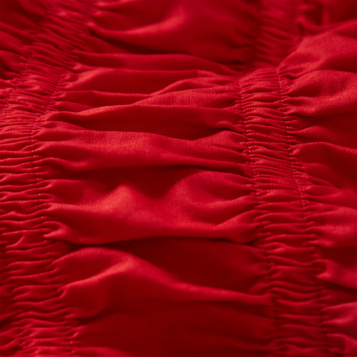 Brixton Women's Eden Smocked Top Crimson - Image 4
