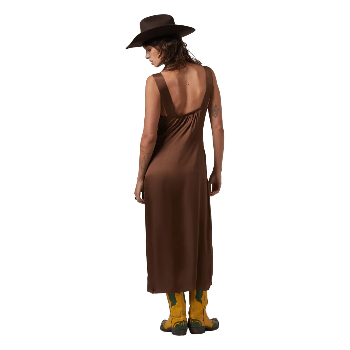 Brixton Women's The Ridge Slip Dress Pinecone Brown - Image 3