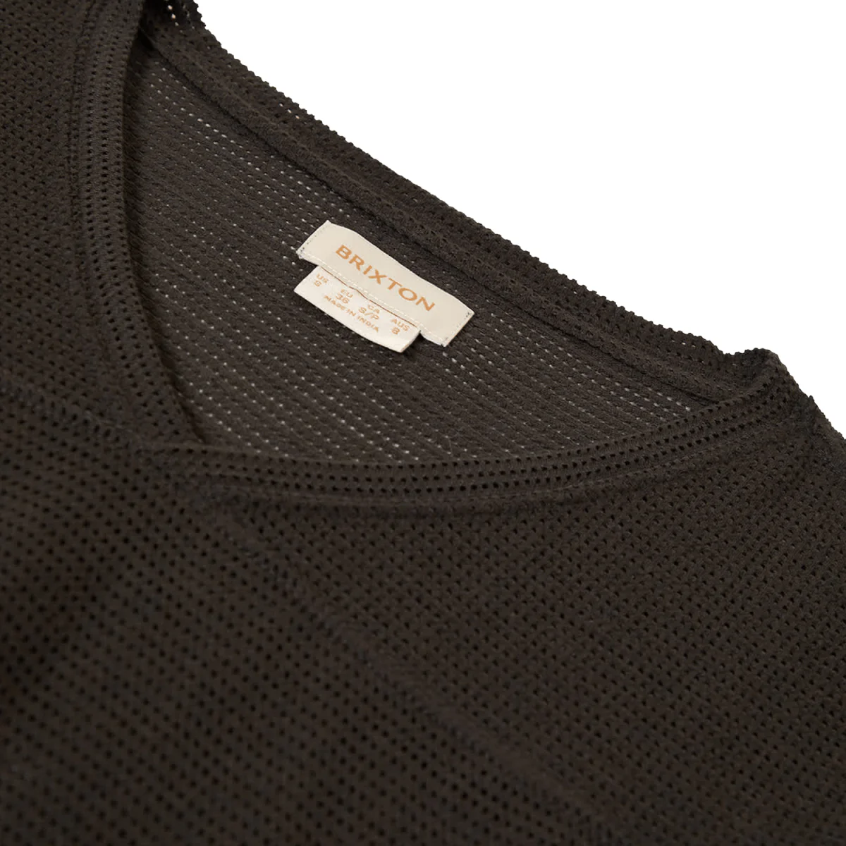 Brixton Women's Varsity Football Mesh T-Shirt Washed Black - Image 4