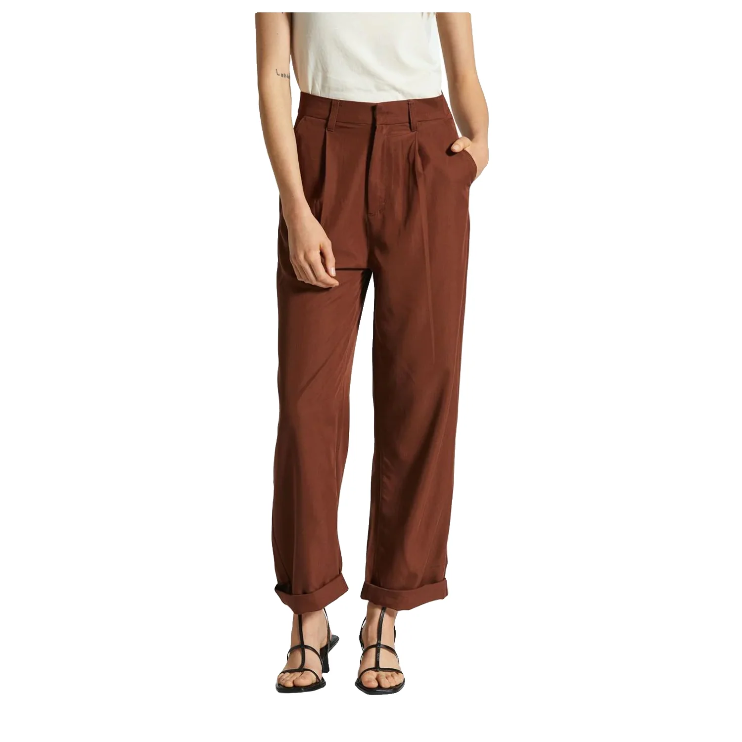 Brixton Women's Victory Trouser Pant Sepia - Image 2